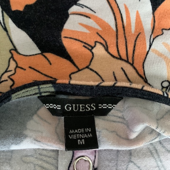 Guess Brand Fitted Ruffled-strap Cami/Tank Top - Picture 3 of 6